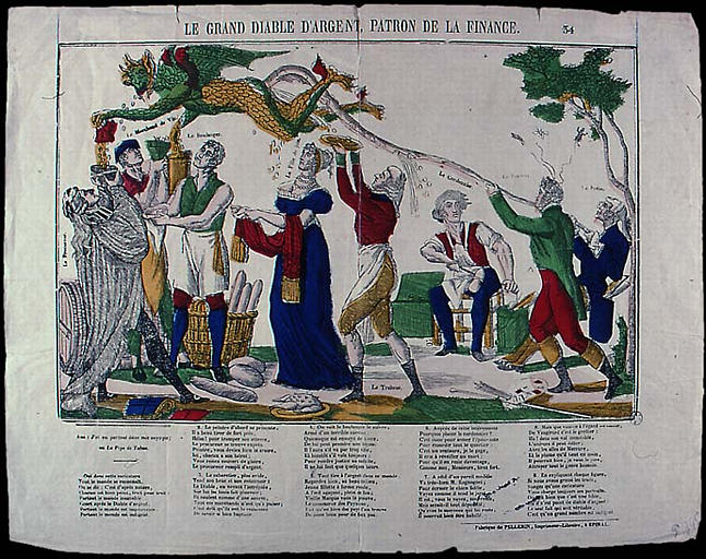 LE GRAND DIABLE D'ARGENT, PATRON DE LA FINANCE. (titre inscrit)_0