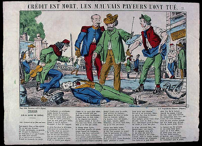 CREDIT EST MORT, LES MAUVAIS PAYEURS L'ONT TUE. (titre inscrit)_0