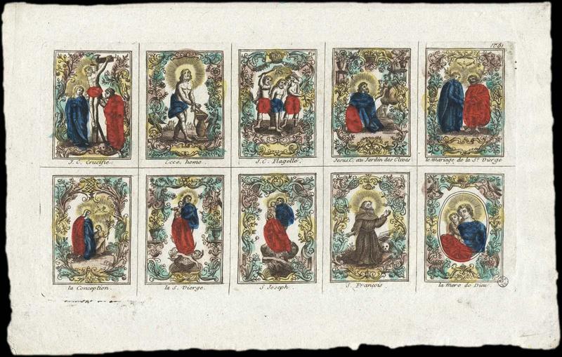 PLANCHE DE SAINTS. (titre factice)_0