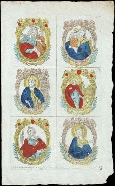 PLANCHE DE SAINTS. (titre inscrit)_0