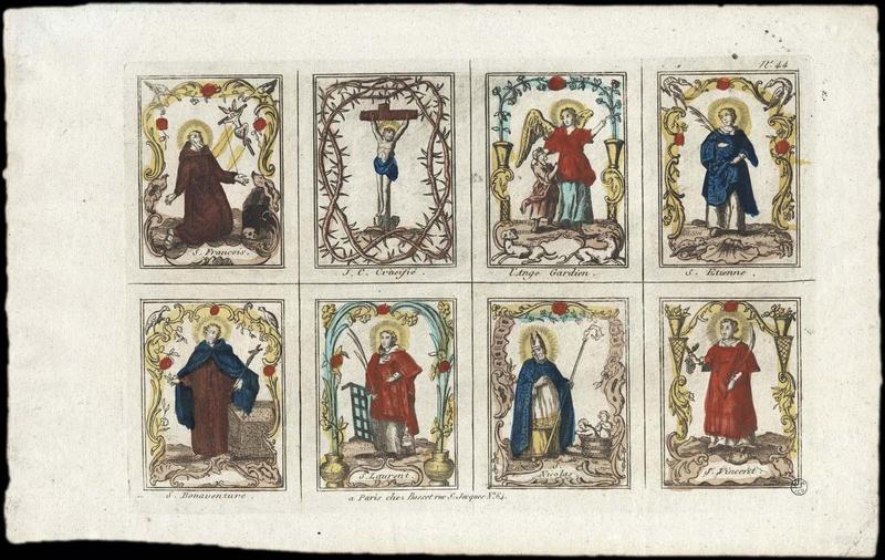 PLANCHE DE SAINTS. (titre factice)_0