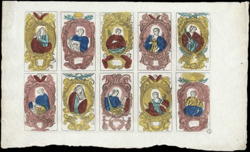 PLANCHE DE SAINTS. (titre factice)_0