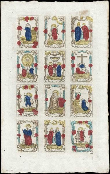 PLANCHE DE SAINTS. (titre factice)_0