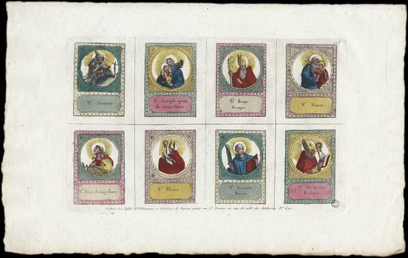 PLANCHE DE SAINTS. (titre inscrit)_0