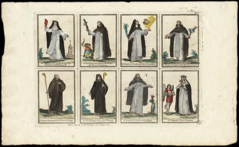 PLANCHE DE SAINTS. (titre factice)_0