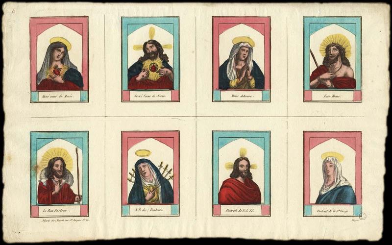 PLANCHE DE SAINTS. (titre factice)_0