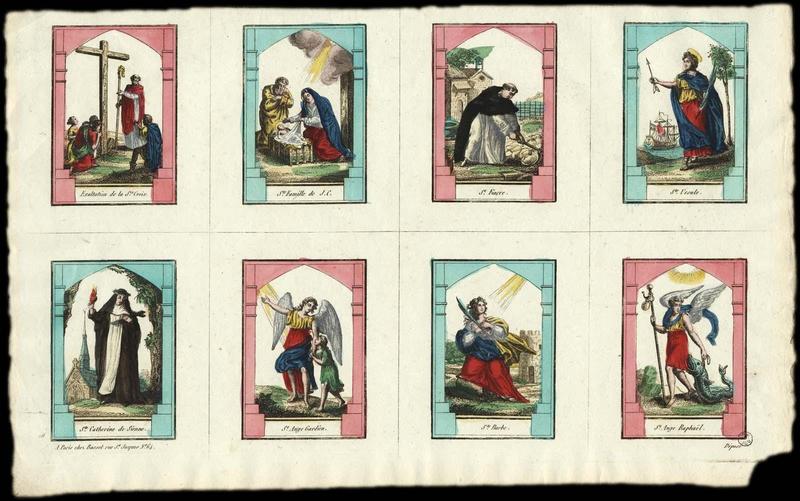 PLANCHE DE SAINTS. (titre inscrit)_0