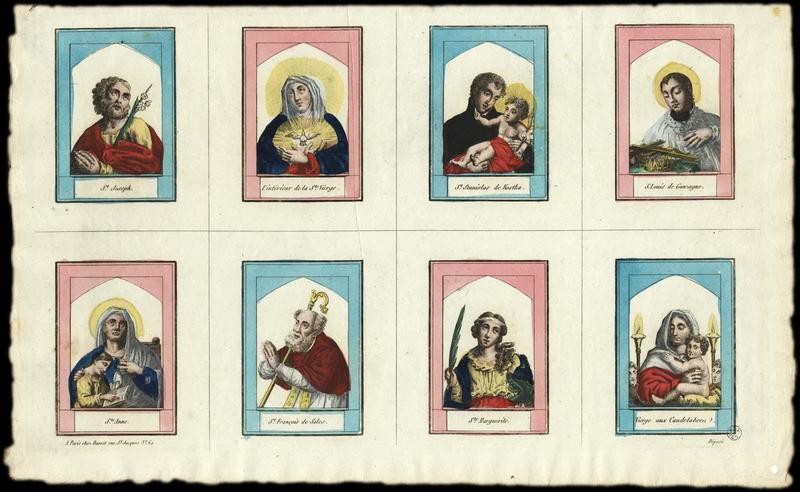 PLANCHE DE SAINTS. (titre factice)_0