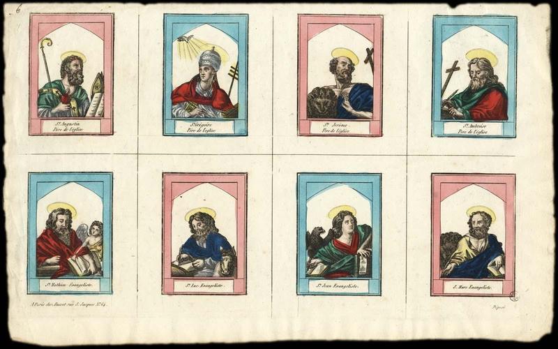 PLANCHE DE SAINTS. (titre factice)_0