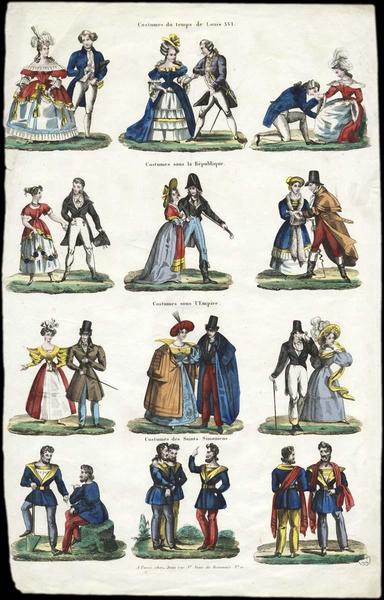 Costumes de diverses époques (titre factice)_0