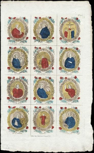 PLANCHE DE SAINTS. (titre inscrit)_0