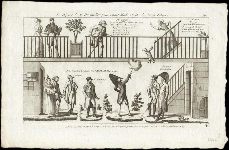 Le Départ de Mr Du Mollet pour Saint Malo, Suite des trois Etages. (titre inscrit)_0