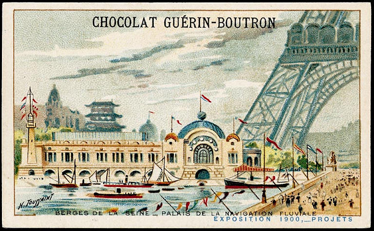 BERGES DE LA SEINE-PALAIS DE LA NAVIGATION FLUVIALE / EXPOSITION Universelle 1900, -PROJETS (titre inscrit)_0