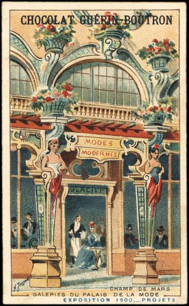 CHAMP DE MARS / GALERIES DU PALAIS DE LA MODE / EXPOSITION Universelle 1900, -PROJETS (titre inscrit), Henri Toussaint, 1900