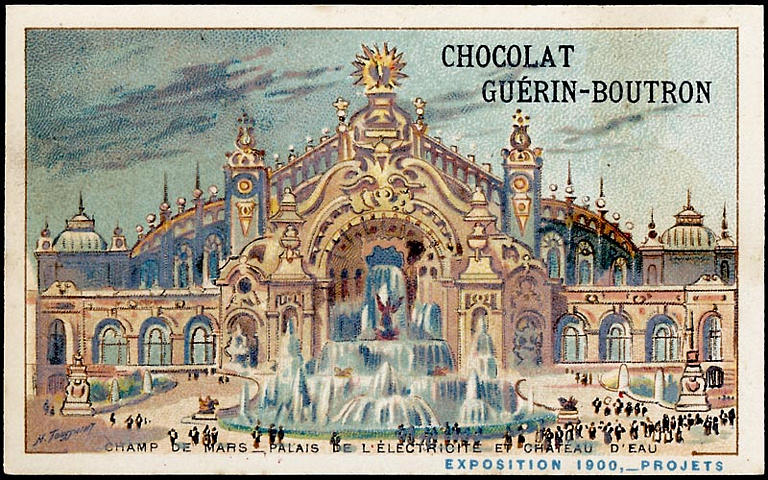 CHAMP DE MARS-PALAIS DE L'ELECTRICITE ET CHATEAU D'EAU / EXPOSITION Universelle 1900, -PROJETS (titre inscrit)_0