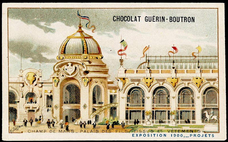 CHAMP DE MARS-PALAIS DES FILS, TISSUS ET VETEMENTS / EXPOSITION Universelle 1900, -PROJETS (titre inscrit)_0