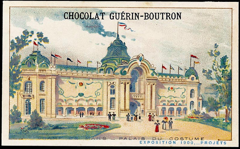 CHAMP DE MARS-PALAIS DU COSTUME / EXPOSITION Universelle 1900, -PROJETS (titre inscrit), Henri Toussaint, 1900