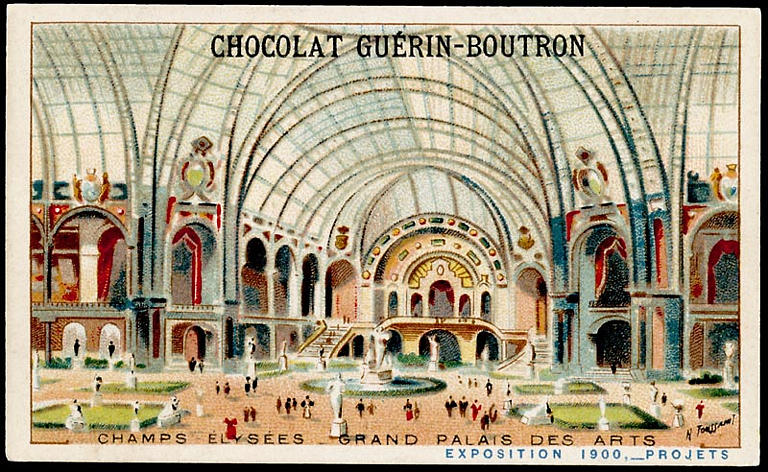 CHAMPS-ELYSEES-GRAND PALAIS DES ARTS / EXPOSITION Universelle 1900, -PROJETS (titre inscrit), Henri Toussaint, 1900