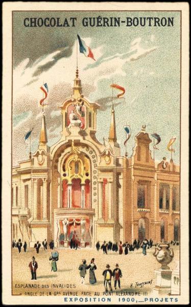 ESPLANADE DES INVALIDES... / EXPOSITION Universelle 1900, -PROJETS (titre inscrit), Henri Toussaint, 1900
