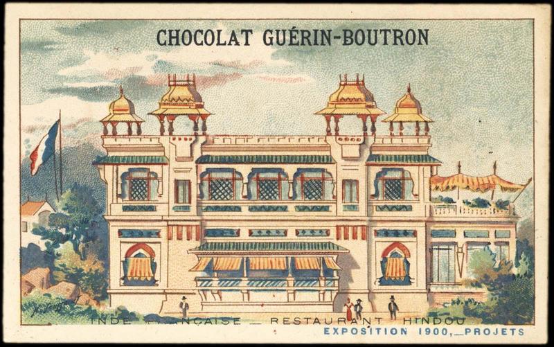 INDE FRANCAISE - RESTAURANT HINDOU / EXPOSITION Universelle 1900, -PROJETS (titre inscrit), Henri Toussaint, 1900
