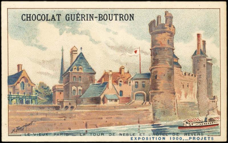 'LE VIEUX PARIS' - LA TOUR DE NESLES ET L'HOTEL DE NEVERS / EXPOSITION Universelle 1900, -PROJETS (titre inscrit)_0