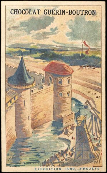 MINISTERE DE LA GUERRE... / EXPOSITION Universelle 1900, -PROJETS (titre inscrit), Henri Toussaint, 1900