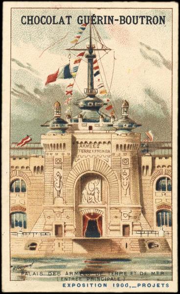 PALAIS DES ARMEES... / EXPOSITION Universelle 1900, -PROJETS (titre inscrit), Henri Toussaint, 1900