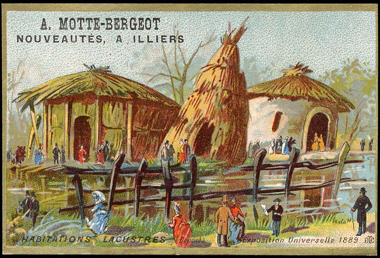 HABITATIONS LACUSTRES. (déposé) Exposition Universelle 1889. (titre inscrit)_0