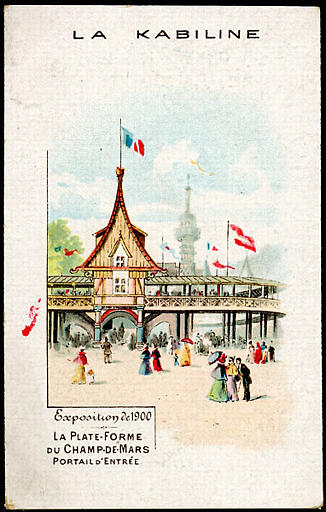Exposition Universelle de 1900 / LA PLATE-FORME / DU CHAMP-DE-MARS / PORTAIL D'ENTREE (titre inscrit)_0