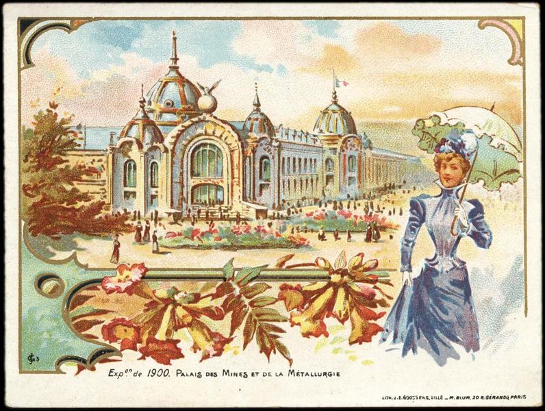 Exposition Universelle de 1900. PALAIS DES MINES ET DE LA METALLURGIE (titre inscrit)_0