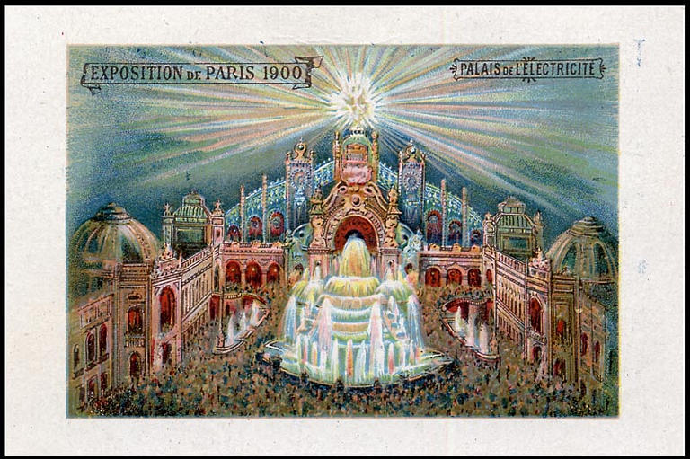 EXPOSITION Universelle DE PARIS 1900 / PALAIS DE L'ELECTRICITE (titre inscrit)_0