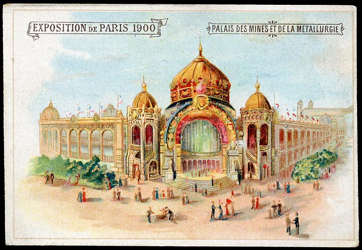 EXPOSITION Universelle DE PARIS 1900 / PALAIS DES MINES ET DE LA METALLURGIE (titre inscrit)_0