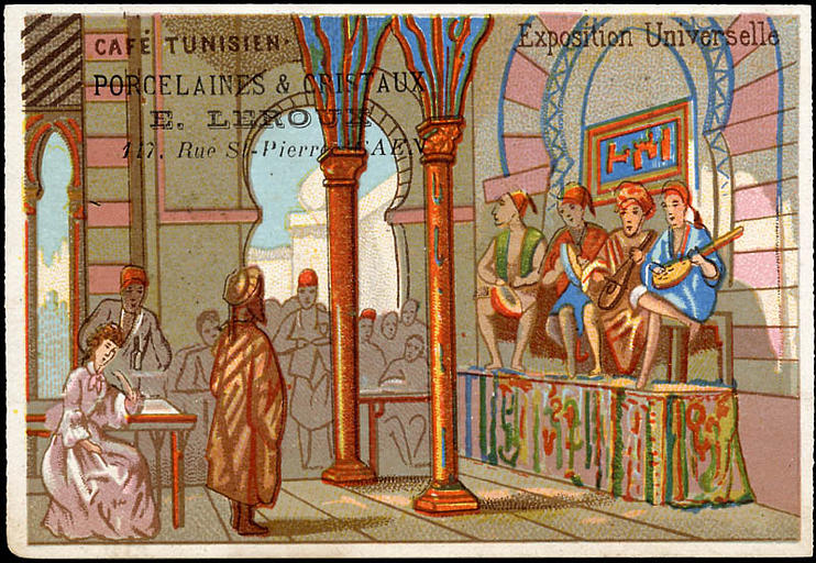 [EXPOSITION UNIVERSELLE 1889] CAFE TUNISIEN (titre inscrit)_0