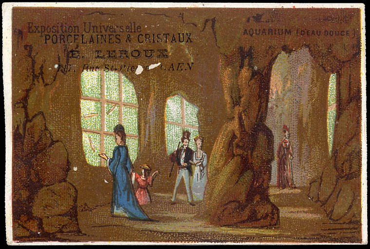 [EXPOSITION UNIVERSELLE 1889] AQUARIUM (D'EAU DOUCE) . (titre inscrit)_0
