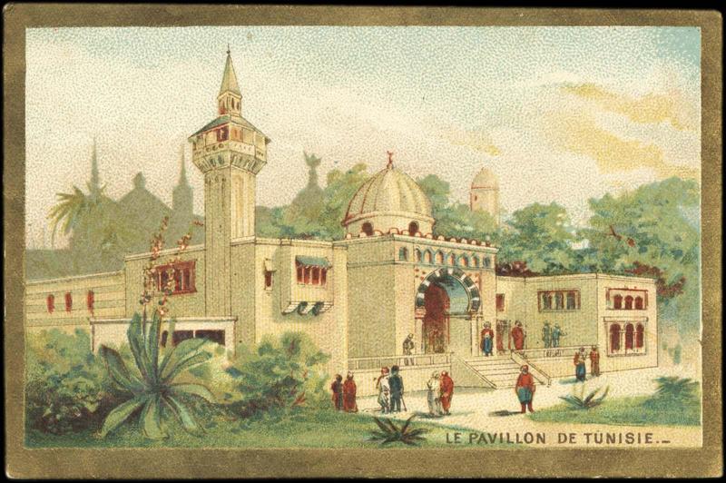 [EXPOSITION UNIVERSELLE 1889] LE PAVILLON DE TUNISIE. (titre inscrit)_0