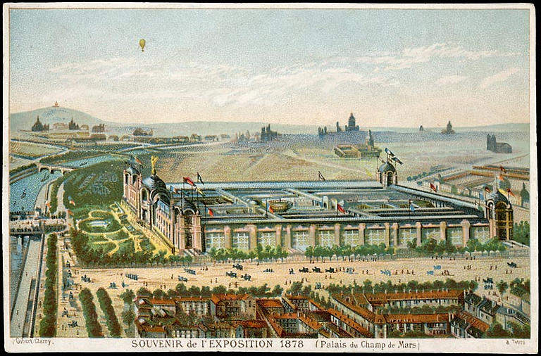 SOUVENIR de L' EXPOSITION [UNIVERSELLE] 1878 (Palais du Champs de Mars) (titre inscrit)_0