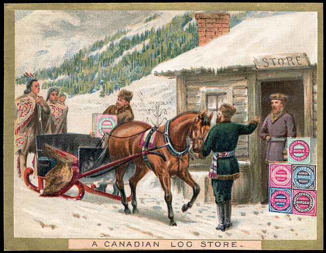 A CANADIAN LOG STORE. (titre inscrit)_0