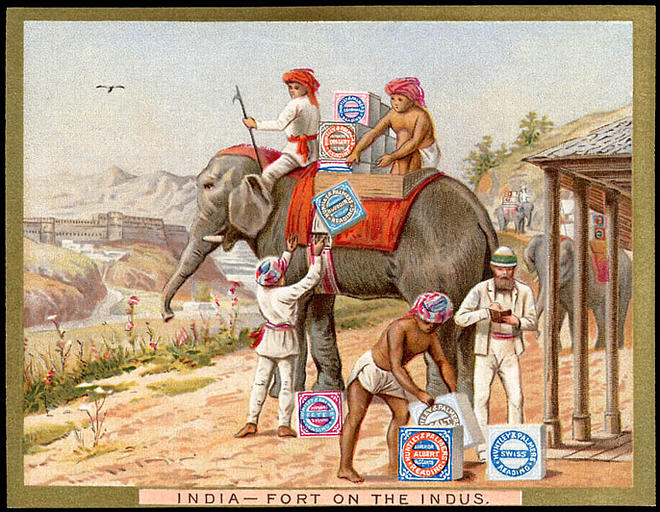 INDIA - FORT ON THE INDUS. (titre inscrit)_0