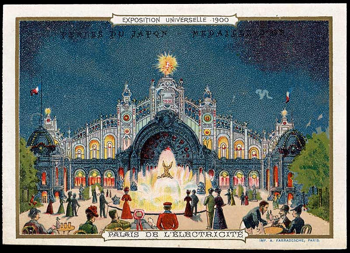 EXPOSITION UNIVERSELLE 1900 / PALAIS DE L'ELECTRICITE (titre inscrit)_0