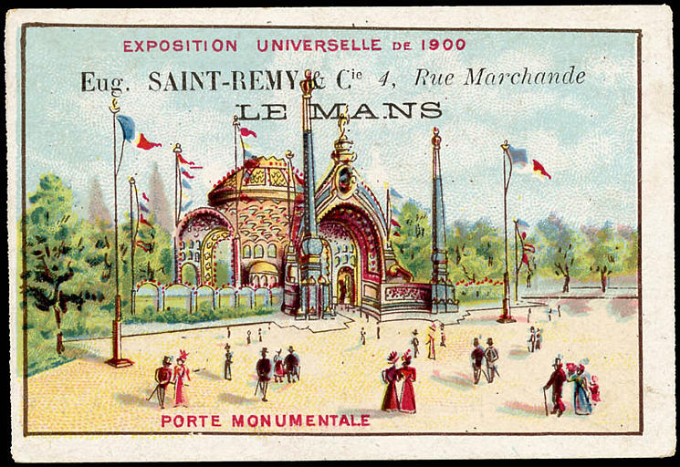 EXPOSITION UNIVERSELLE DE 1900 / PORTE MONUMENTALE (titre inscrit)_0