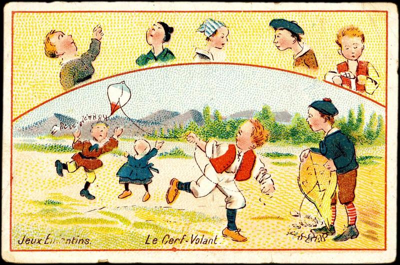 Jeux Enfantins. Le cerf-Volant. (titre inscrit)_0