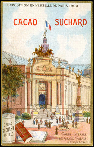 EXPOSITION UNIVERSELLE / DE PARIS 1900. / PORTE LATERALE / DU GRAND PALAIS / (Champs Elysées) (titre inscrit)_0