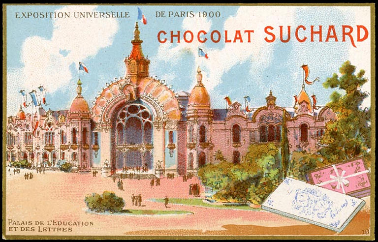 EXPOSITION UNIVERSELLE / DE PARIS 1900. / PALAIS DE L'EDUCATION / ET DES LETTRES (titre inscrit)_0