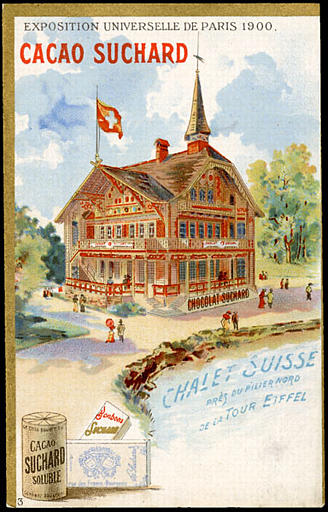 EXPOSITION UNIVERSELLE / DE PARIS 1900. / CHALET SUISSE / PRES DU PILIER NORD / DE LA TOUR EIFFEL (titre inscrit)_0