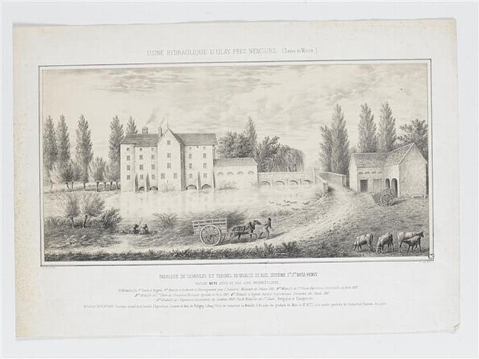 USINE HYDRAULIQUE D'ULAY PRES DE NEMOURS (Seine et Marne) (titre inscrit)_0