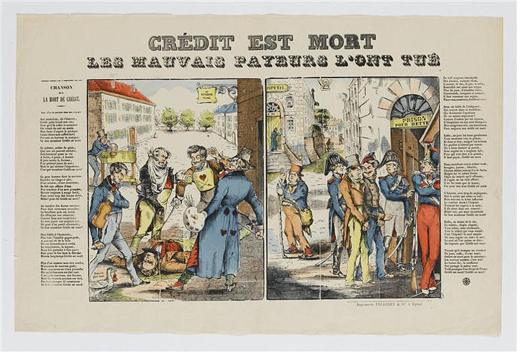 CREDIT EST MORT / LES MAUVAIS PAYEURS L'ONT TUE (titre inscrit)_0