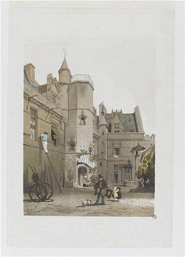 HOTEL CLUNY, PARIS (titre inscrit), Thomas Shotter Boys, 1833 vers (?)