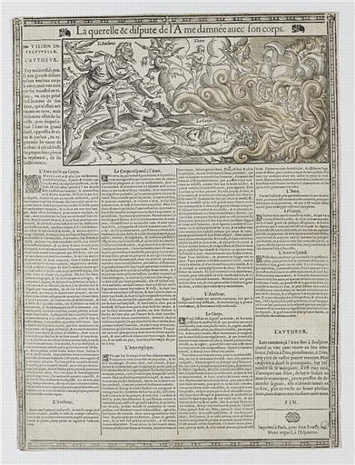 La querelle & dispute de l'Ame damnée avec son corps (titre inscrit)_0