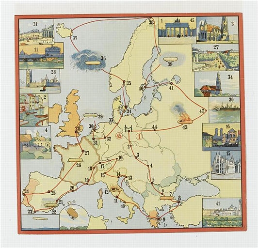 Voyage en ballon dirigeable / à travers l'Europe (titre factice)_0