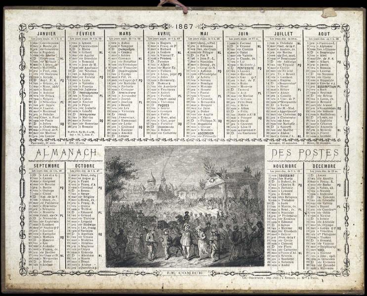 ALMANACH DES POSTES / LE COMICE (titre inscrit)_0